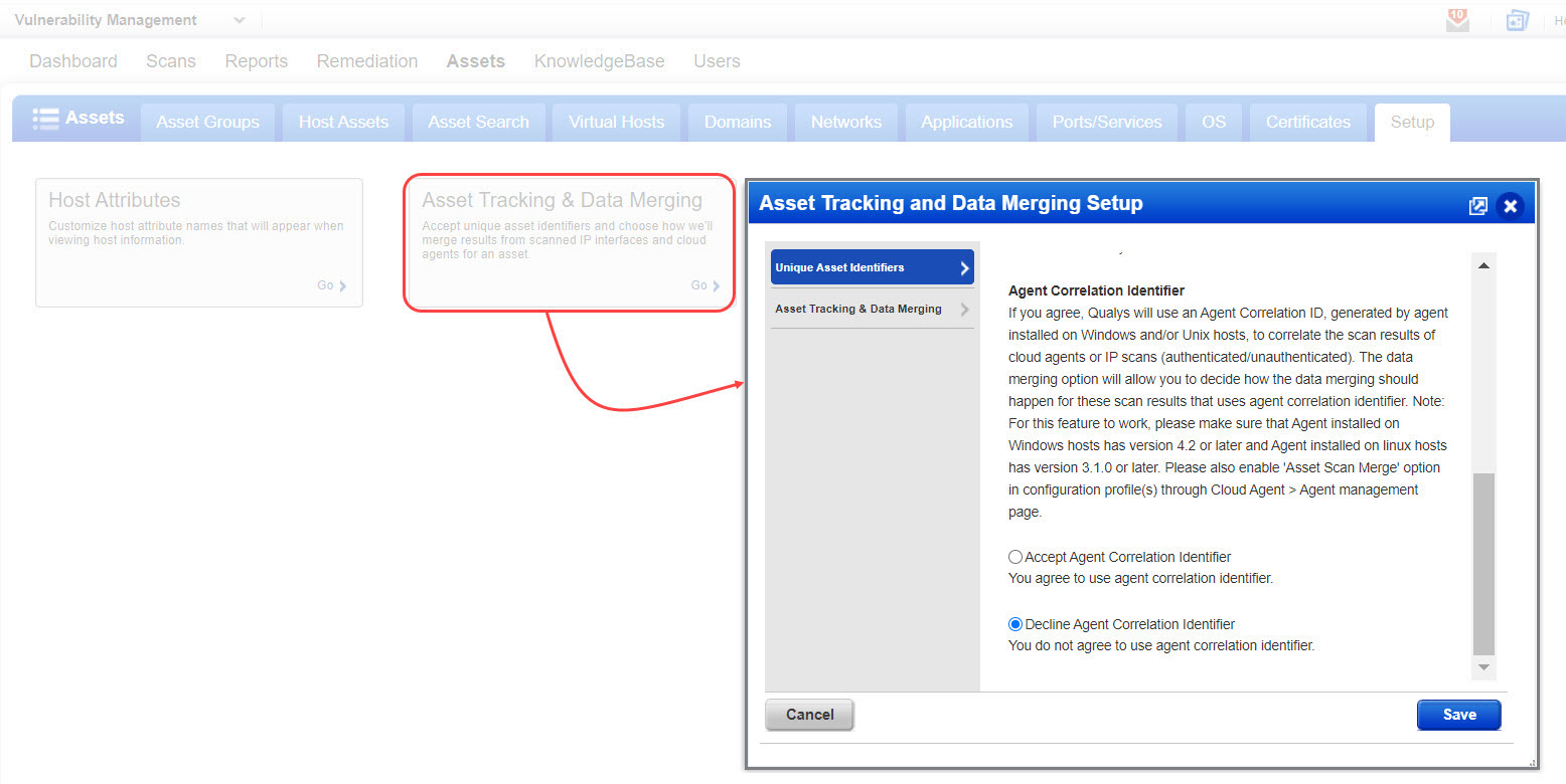 Asset Tracking and Data Merging Setup